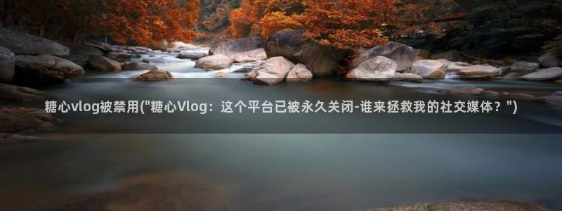 糖心在线蘑菇vlog：糖心vlog被禁用(\